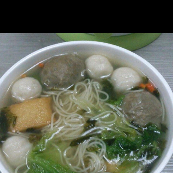 番茄鱼丸面