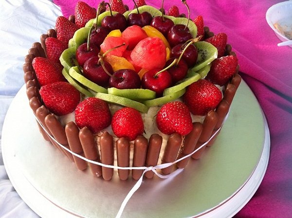Karenwee做的水果蛋糕的做法