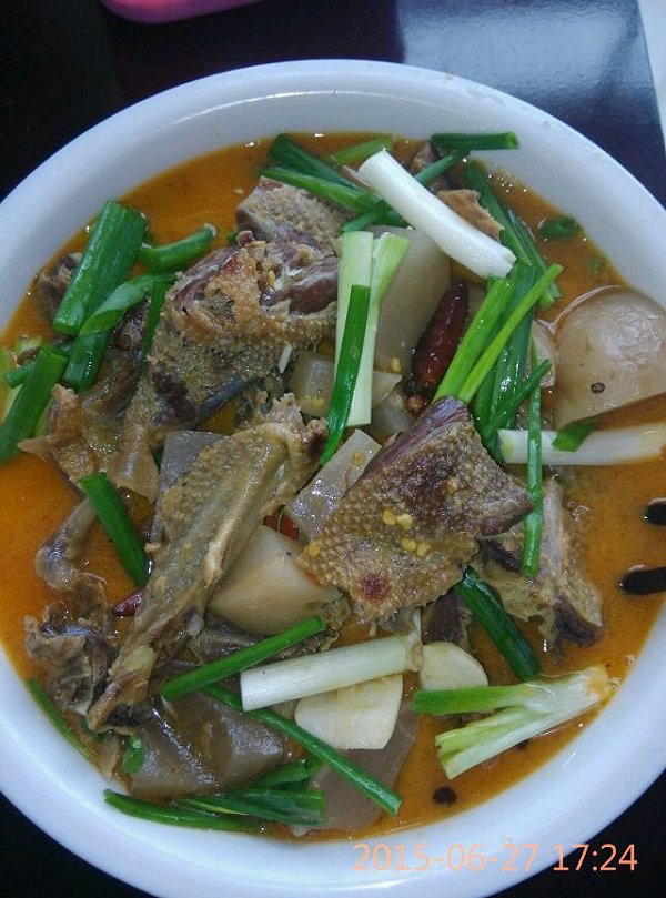 酸绿豆腊鸭菜品煲日照海源大酒店萝卜图片