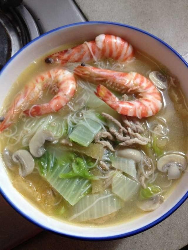海鲜汤面