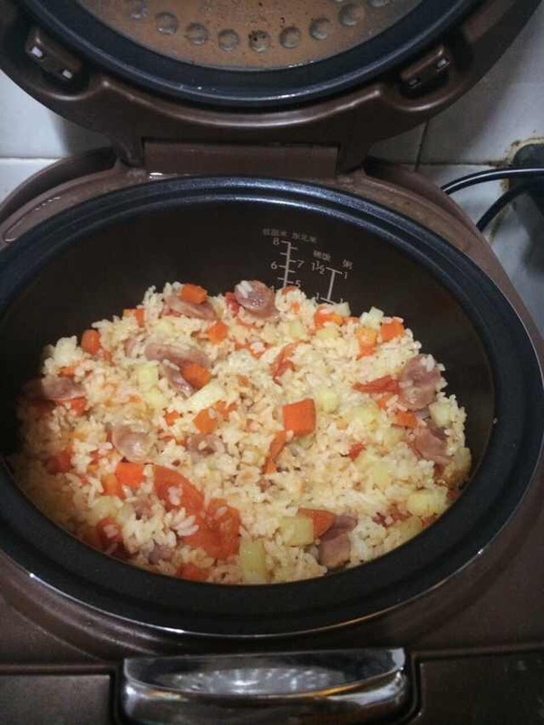 超超级简单版整个番茄饭 电饭煲版本