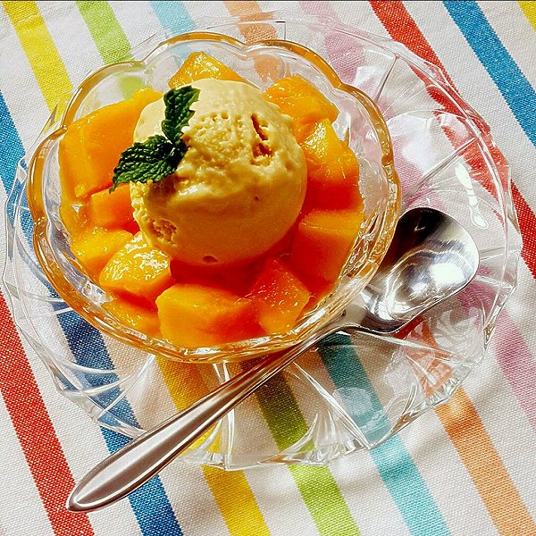 沫沫食觉做的芒果冰淇淋的做法