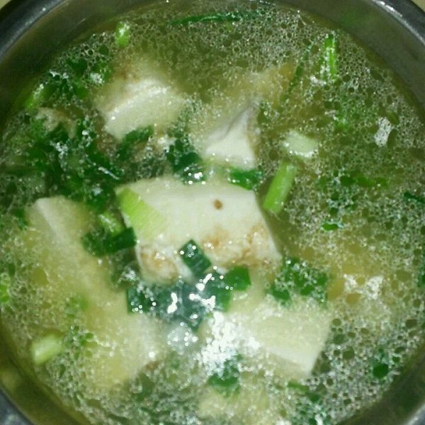葱花豆腐汤