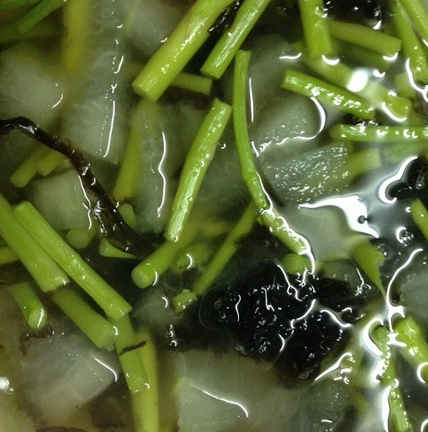 冬瓜芦笋紫菜汤