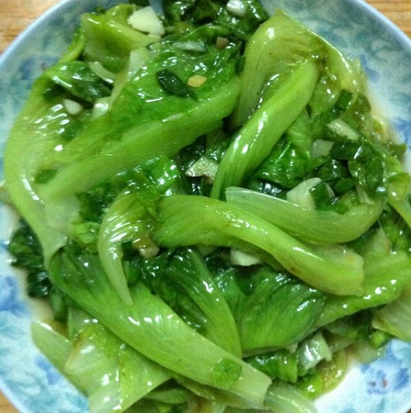 清炒生菜的做法