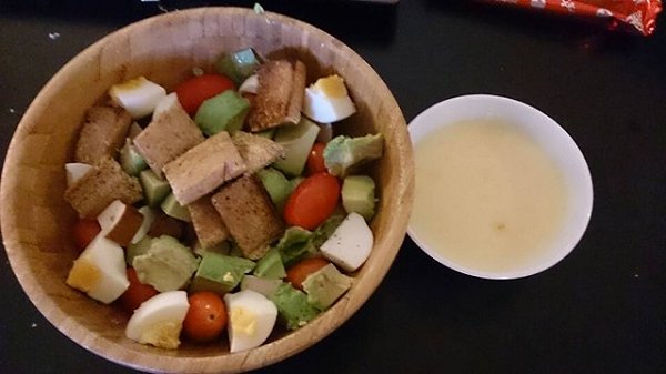 cherry小琬子做的减脂增肌沙拉的做法