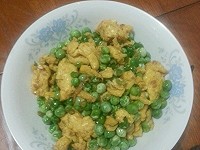 豌豆炒鸡蛋