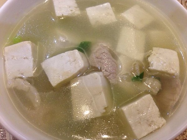 豆腐瘦肉汤