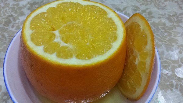 妮子310925做的盐蒸橙子的做法