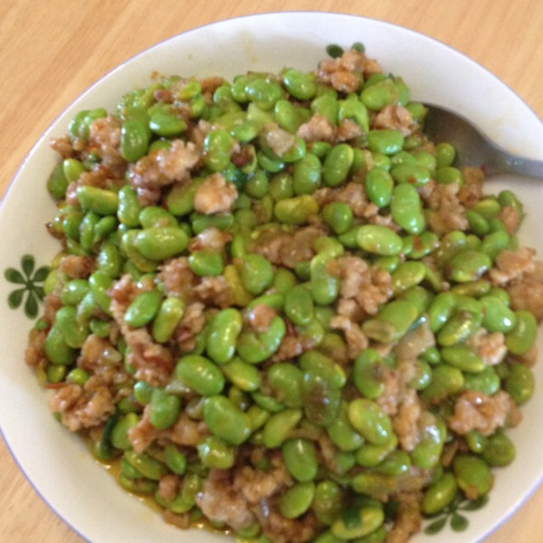 青豆炒肉