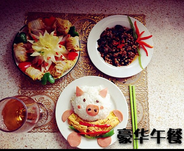 在家也能做豪华午餐