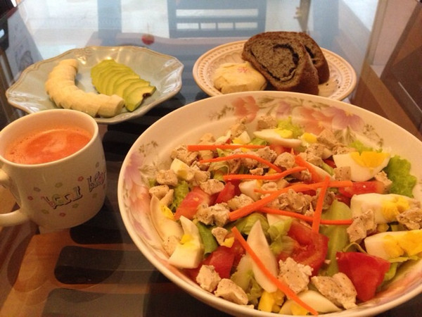 减脂晚餐:油脂肉沙打针后腿v晚餐前餐瘦腿一拉断粗鸡胸更周图片