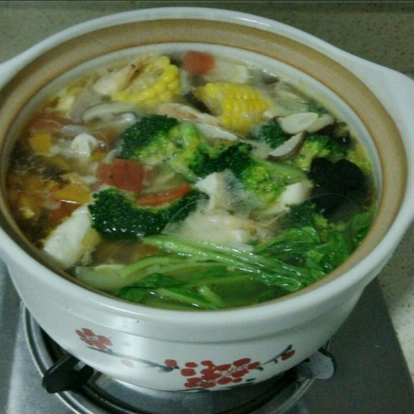 七彩营养蔬菜汤