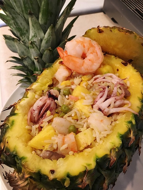 南洋椰奶海鲜饭_椰奶芋圆_海鲜美食图片