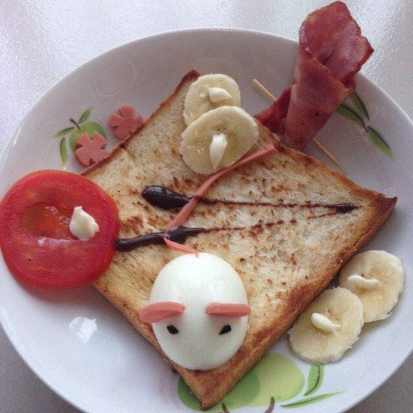 豆粉039273做的儿童营养早餐的做法